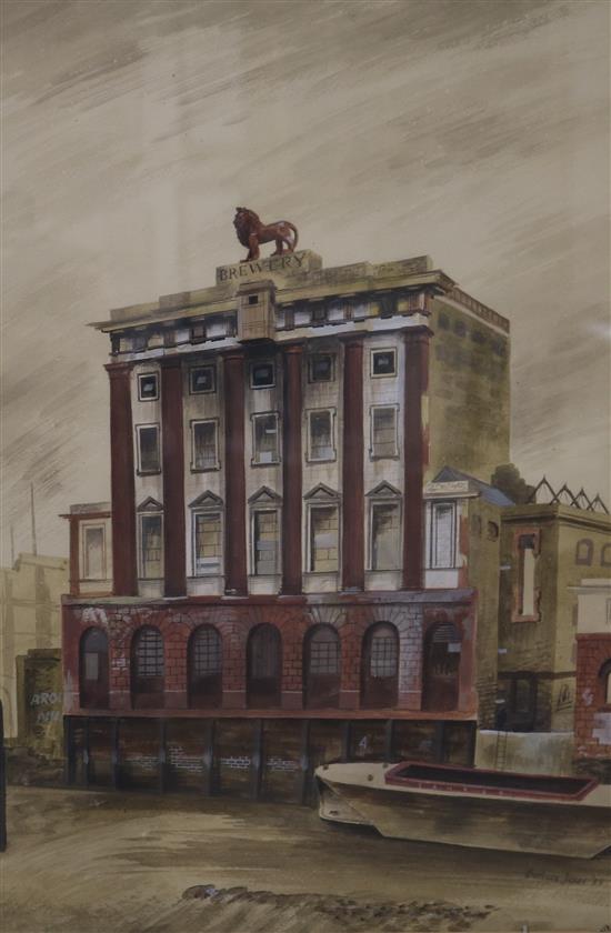 Barbara Mildred Jones The Brewery 55 x 37cm.